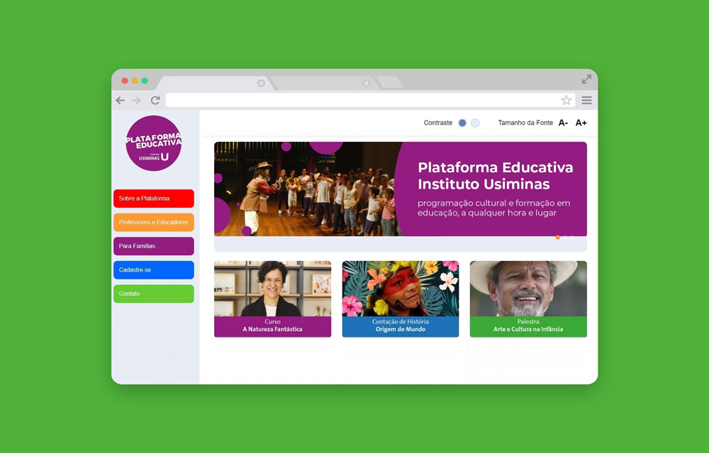 Plataforma Educativa oferece cultura e educação em casa