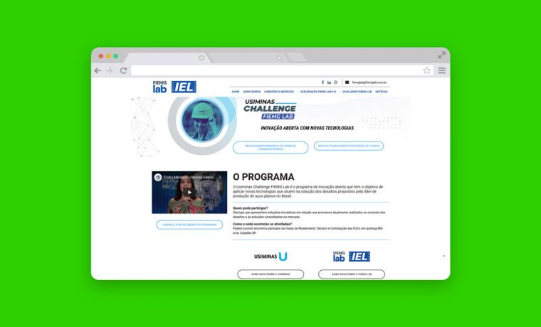 Usiminas e FIEMG Lab lançam desafio de inovação